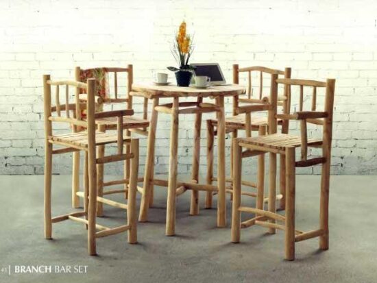 Branch Bar Set dining teak branch furniture