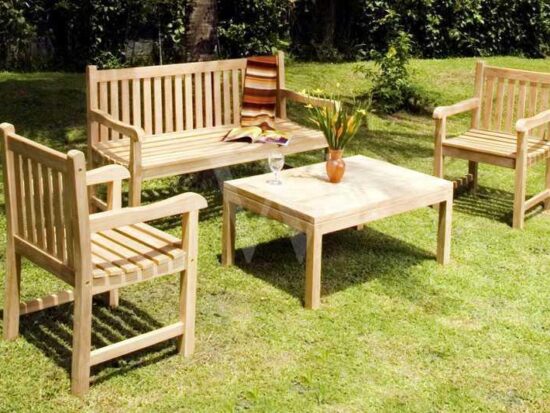 Britania Wooden Living Set