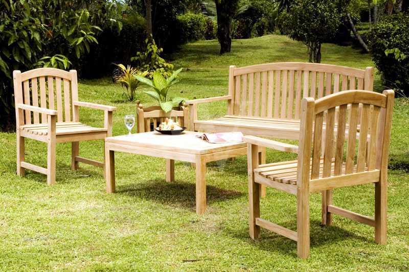 Supplier of solid wood furniture in Indonesia | Tradisional Wooden Living Set