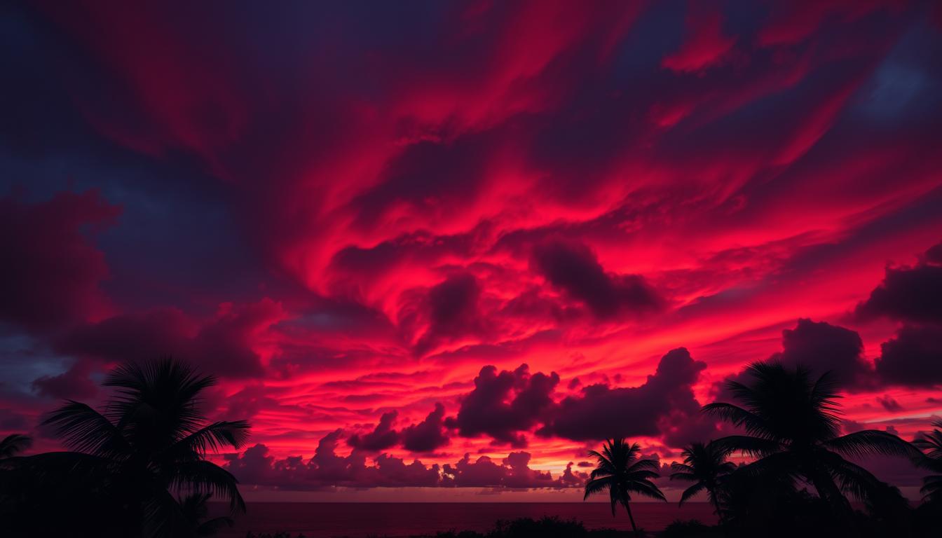 Viral Langit Pandeglang Berubah Merah Darah, Ini Penyebabnya